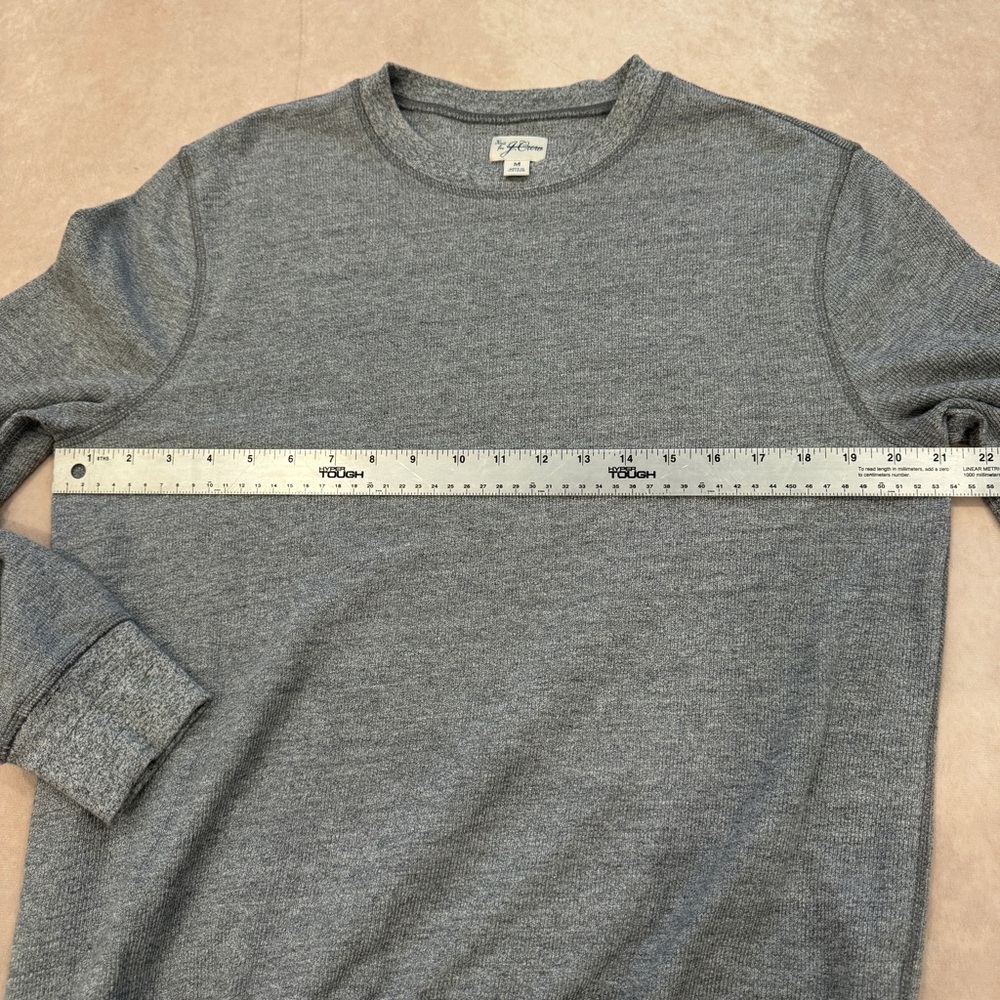 J. Crew Long-sleeve textured sweater-tee | size medium | NWOT - Picture 4 of 9